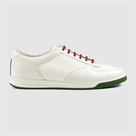 mens white gucci classic sneakers 9.5 1980's|gucci mens shoes 9.5 for sale .